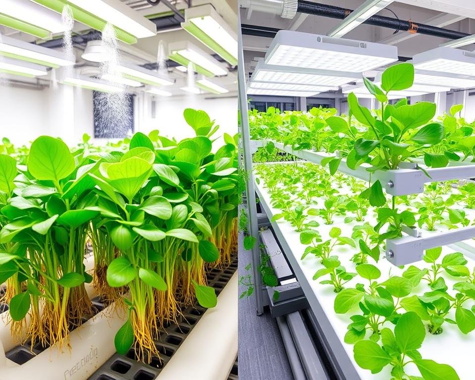 Aeroponics and Hydroponics Comparison Aeroponics vs Hydroponics Comparison