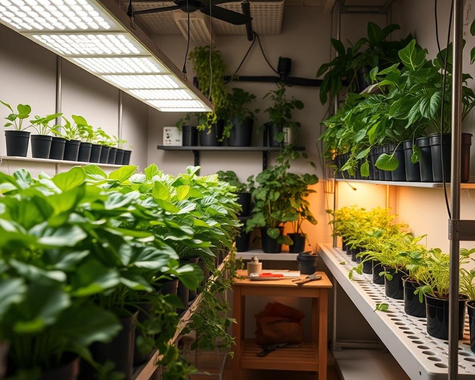 Indoor Vegetable Grow Lights Setup Indoor Vegetable Grow Lights Setup