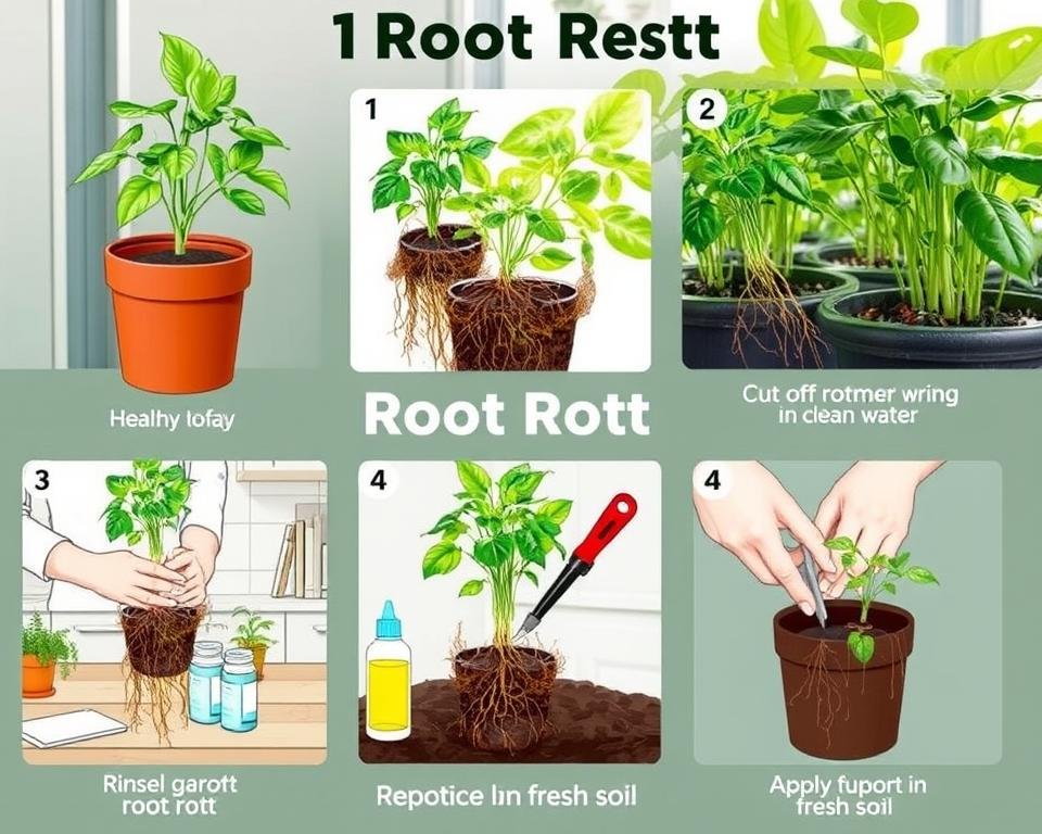 Root Rot Treatment Process Root Rot Treatment Process