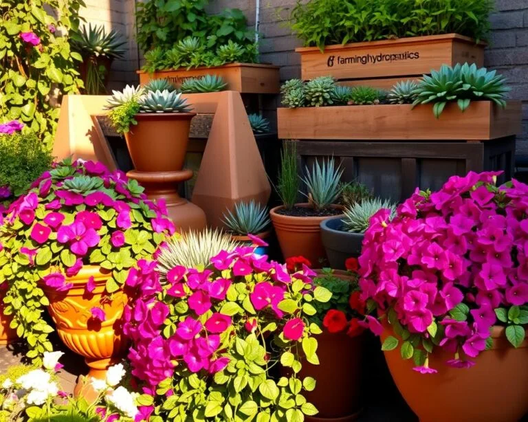 Container Flower Gardens