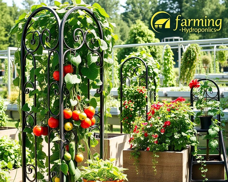 Container Vegetable Garden Trellis Plants Container Vegetable Garden Trellis Plants