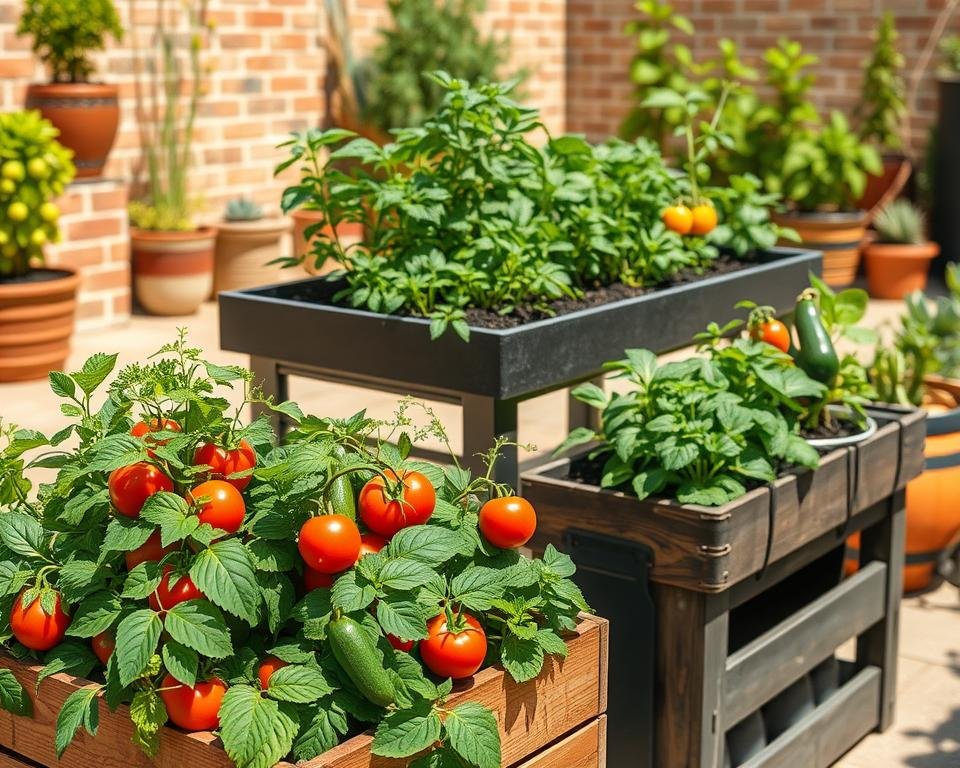 Container Vegetable Gardens