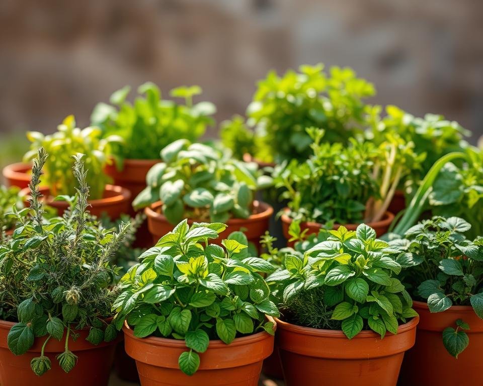 Culinary Herb Container Garden Selection Culinary Herb Container Garden Selection