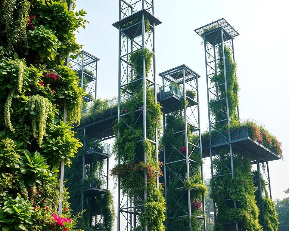 Metal Vertical Garden Structures Metal Vertical Garden Structures