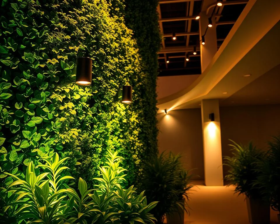 Vertical Garden Lighting Design