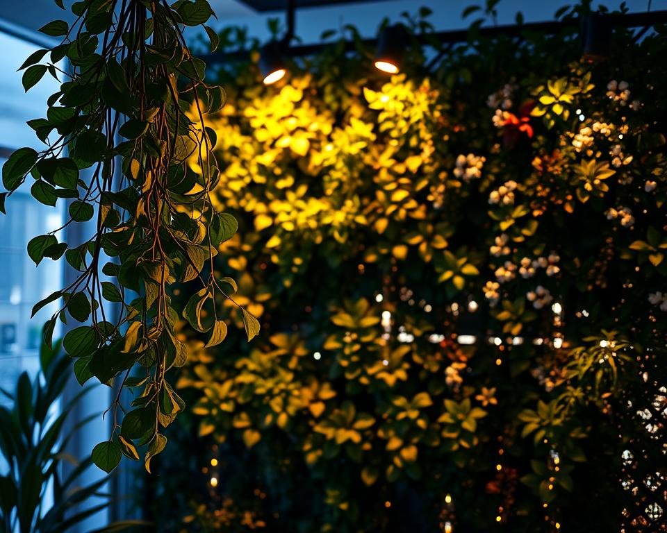 Vertical Garden Lighting Design